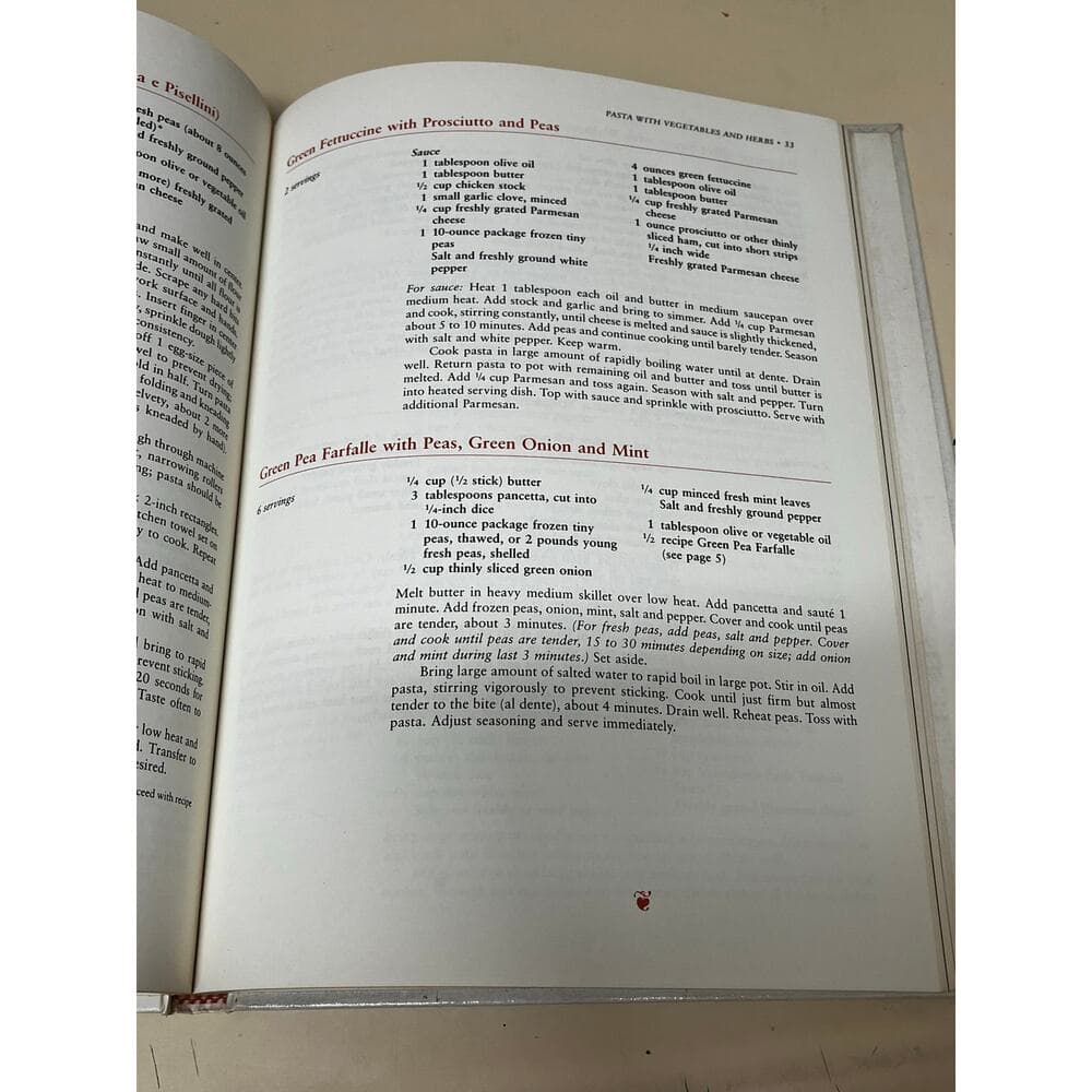Cooking With Bon Appetit Pasta and Pizza Hardcover Book