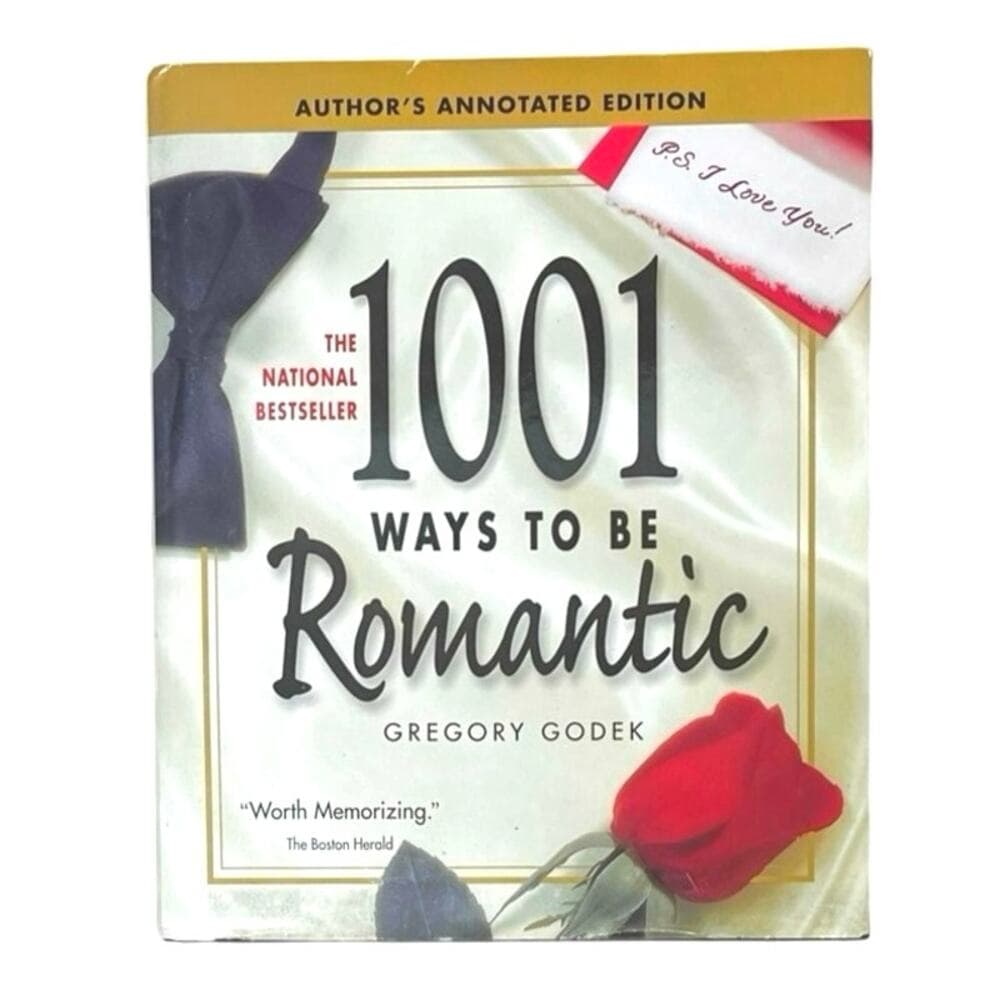 1001 Ways to be Romantic By Gregory Godek Hardcover Book