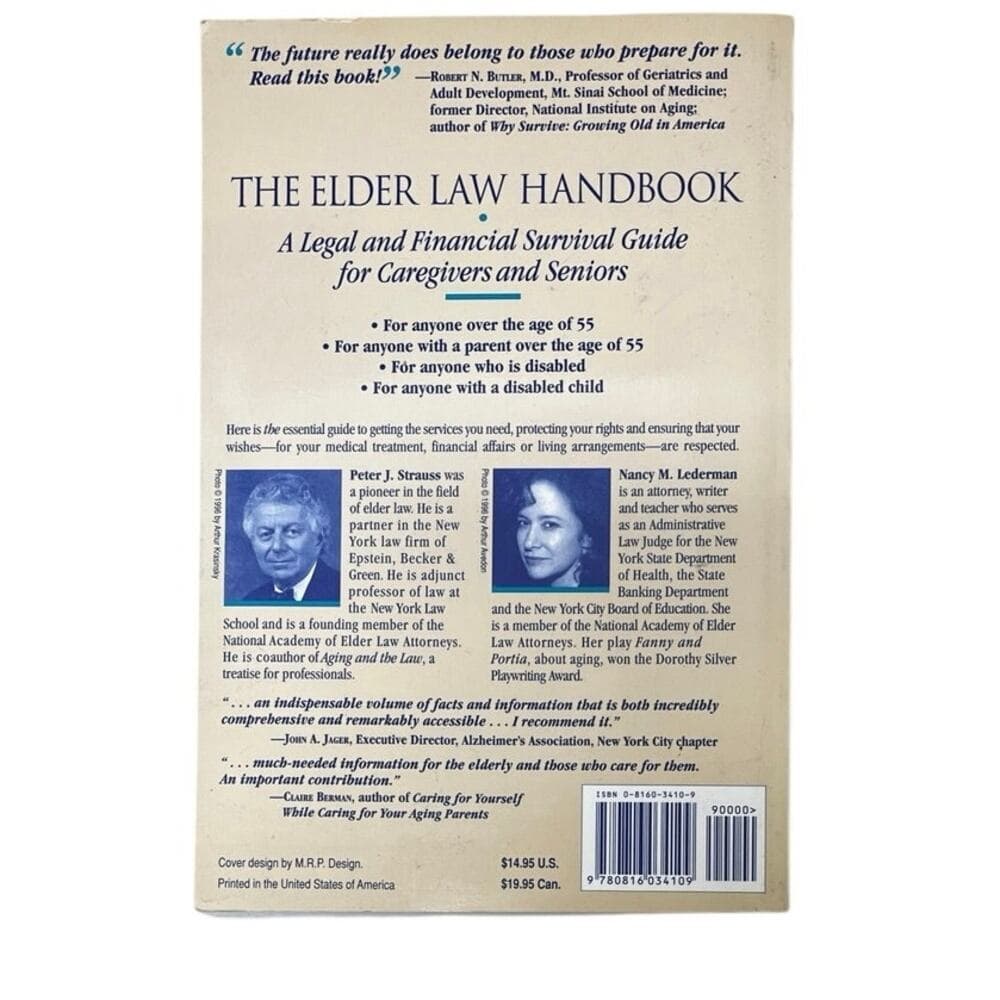 The Elder Law Handbook: A Legal and Financial Survival Guide