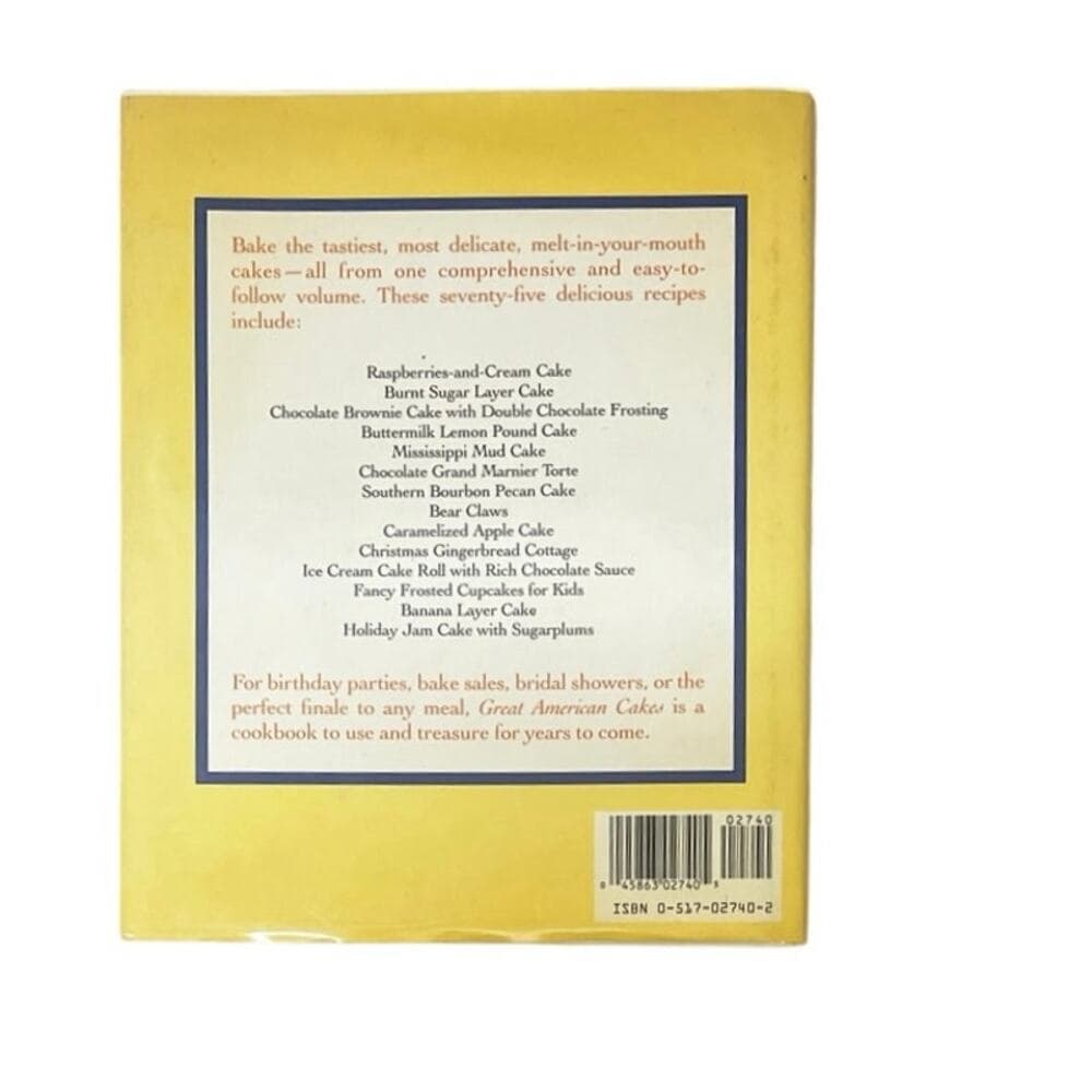 Vintage American Cake Cookbook: 1987 Holiday & Cheesecake Recipes