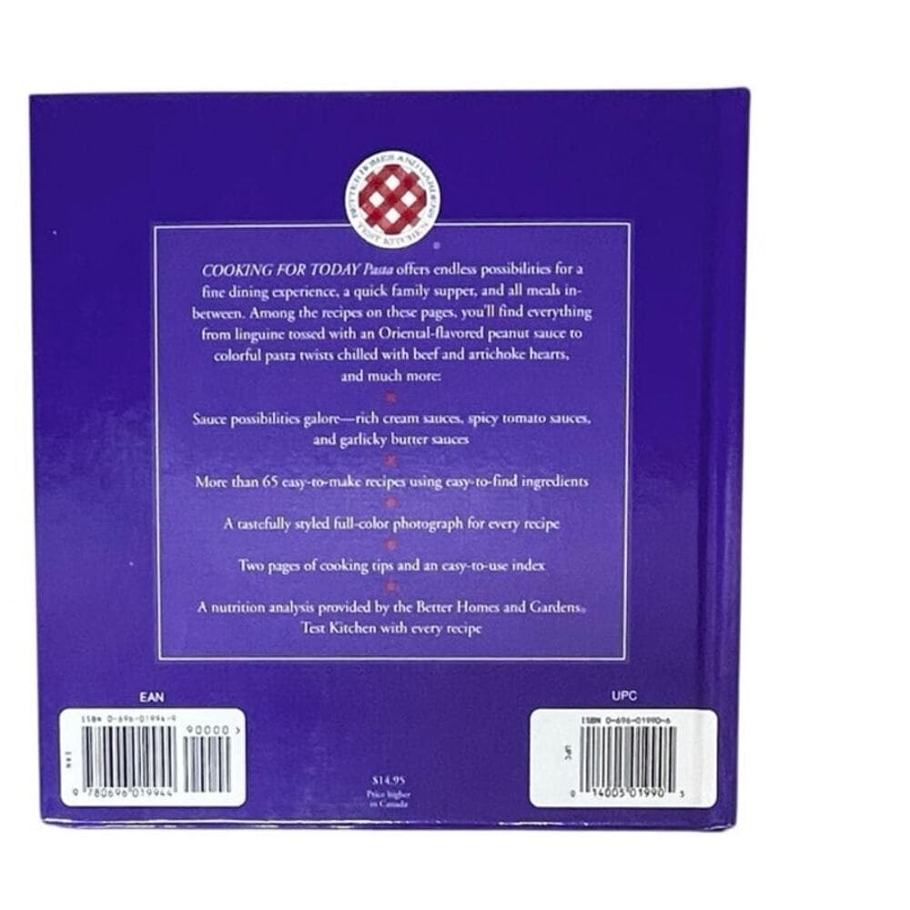 Homes and Gardens Cooking for Today Pasta cookbook