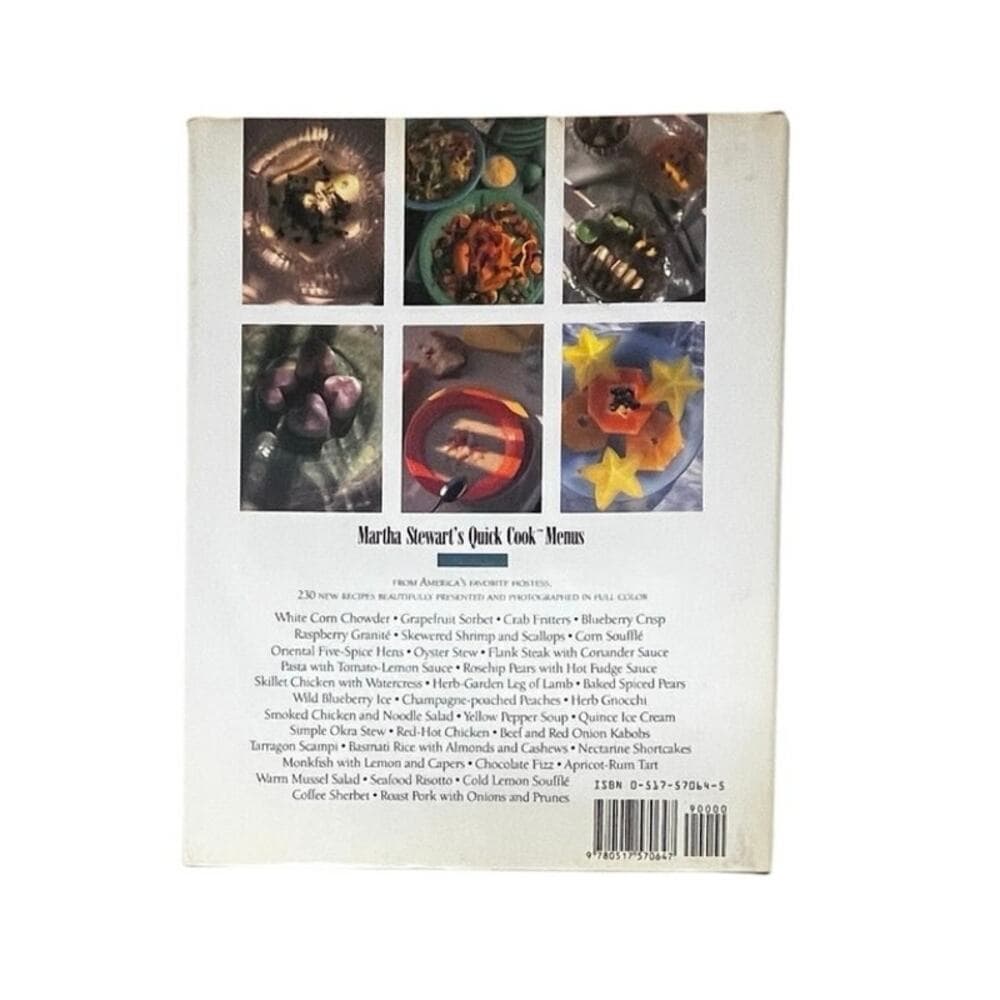 Martha Stewart's Quick Cook Menus