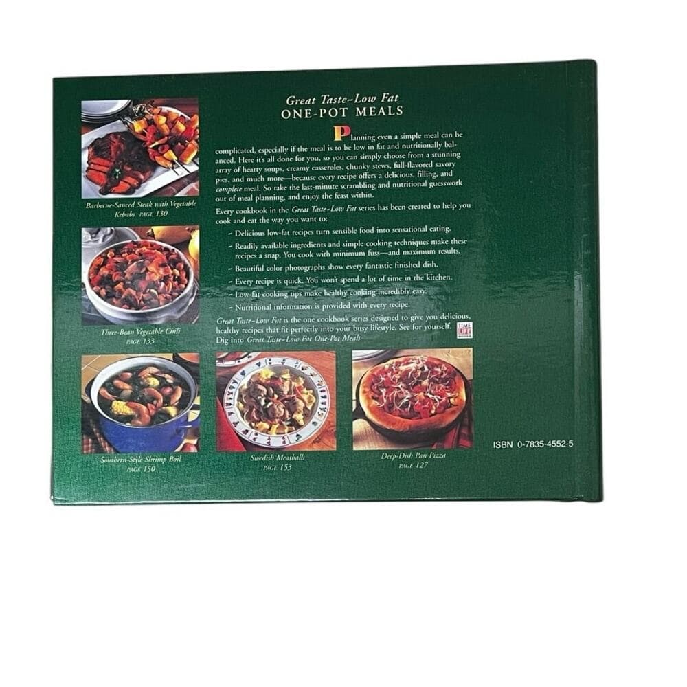 Vintage 1995 Time Life One-Pot Meals Cookbook Recipes Cooking Cook Book