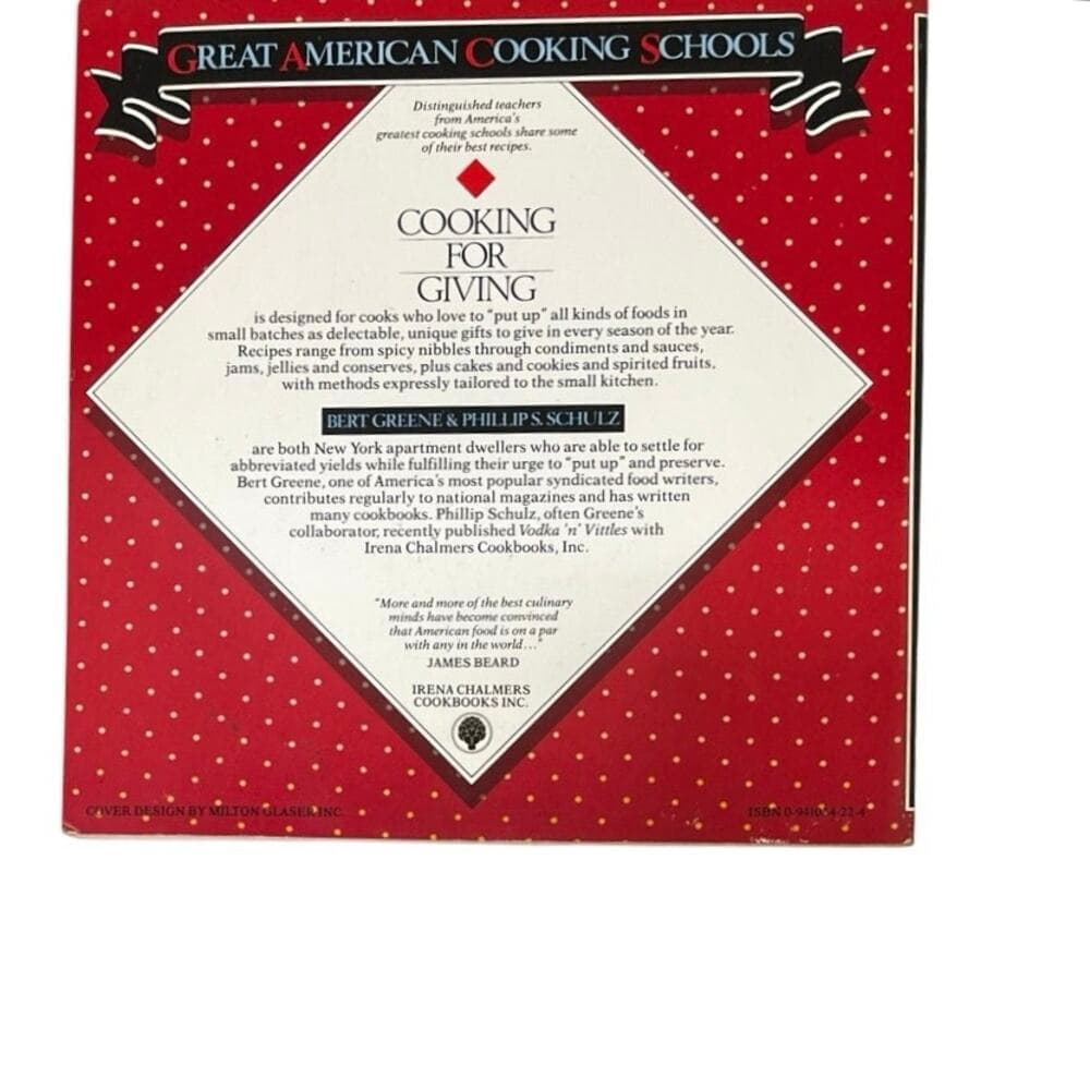 Cooking for Giving Book