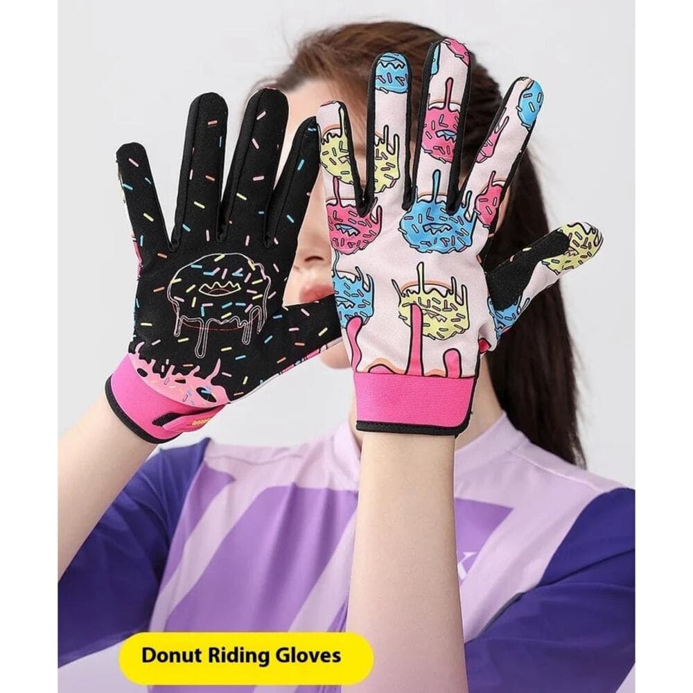 VILICO A0145 Donuts Cycling Gloves Full Finger Anti Slip Sports Gloves -Adult XL