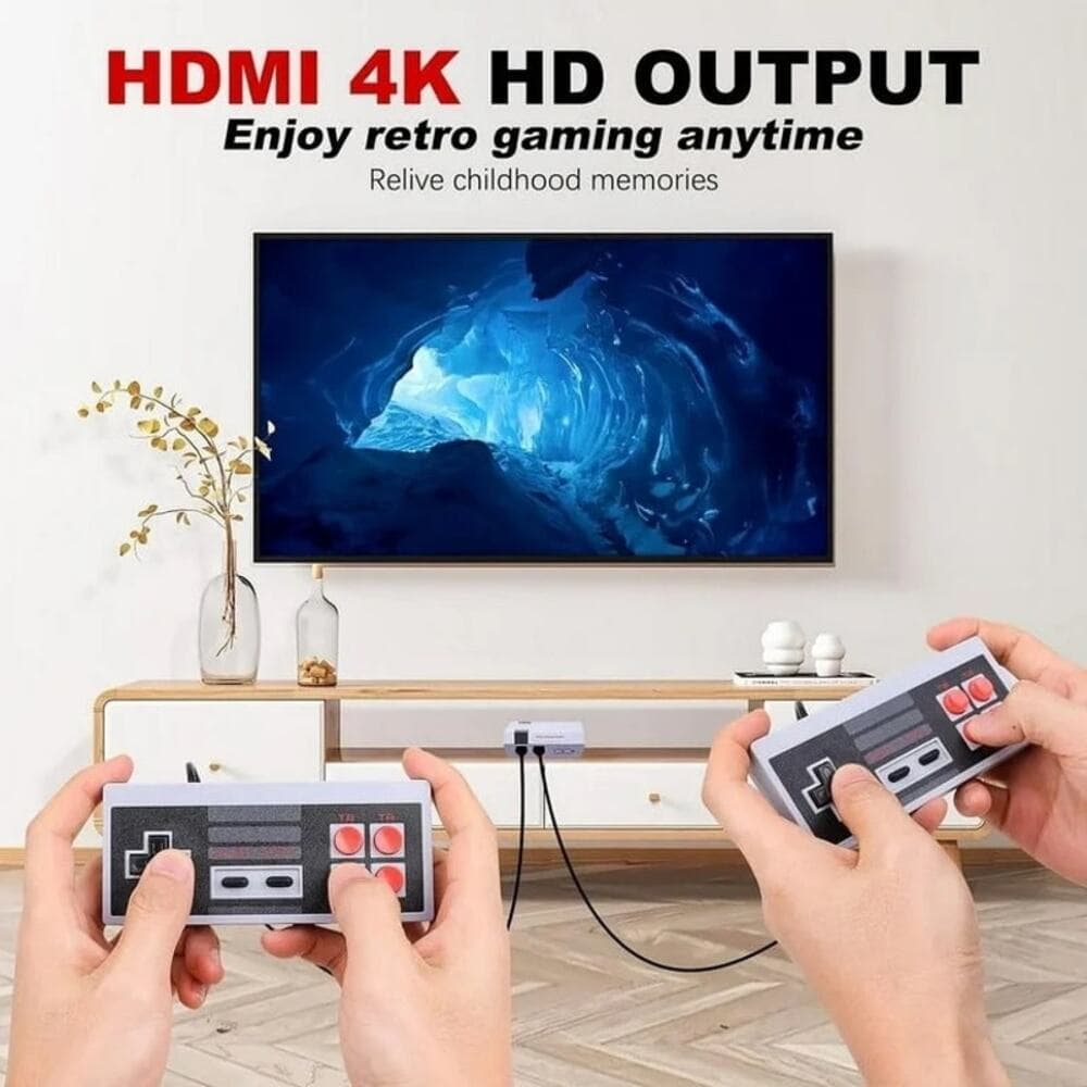 Retro Controllers with 620 Built-in Classic Plays, 8-Bit Video Play System