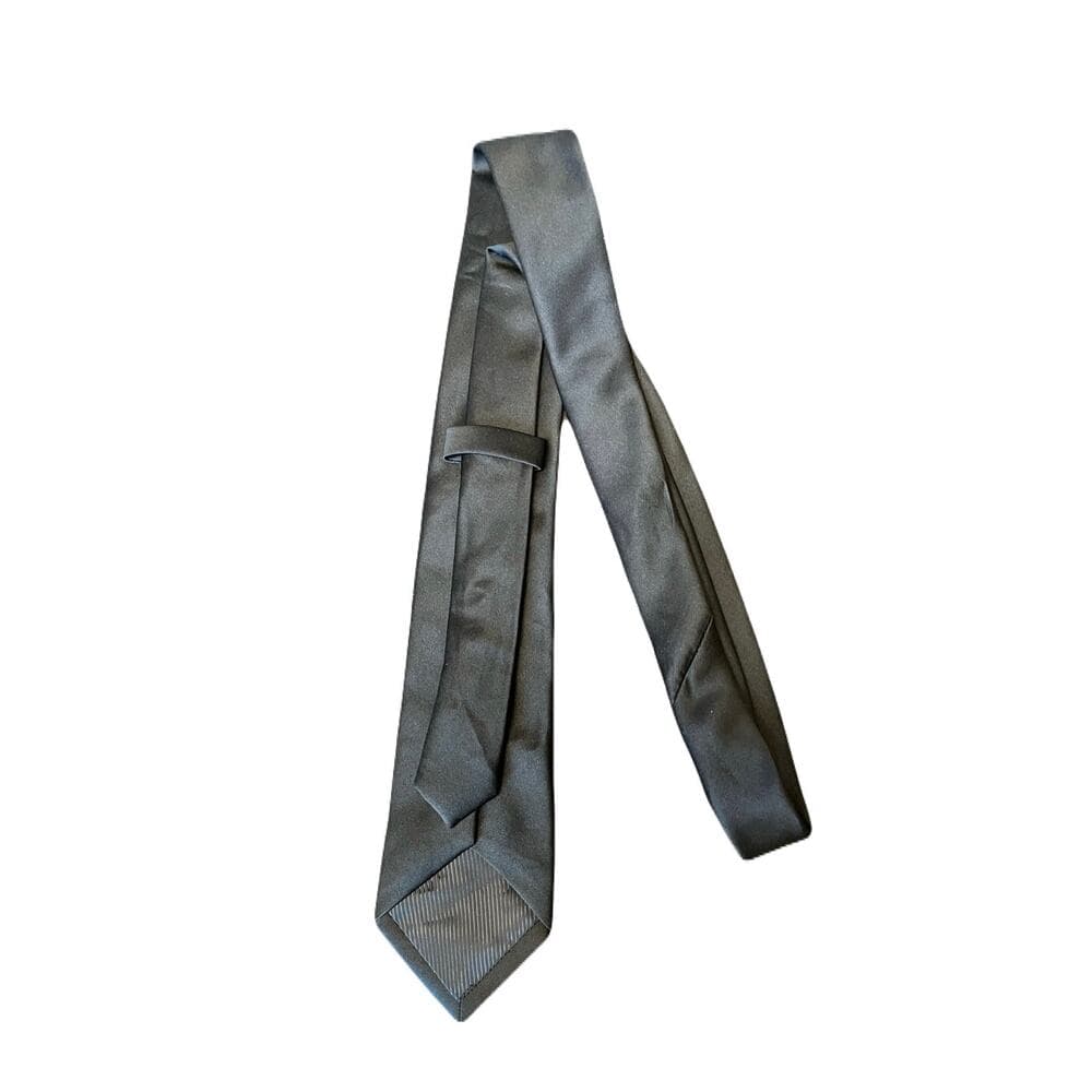 Solid Black Men’s Tie