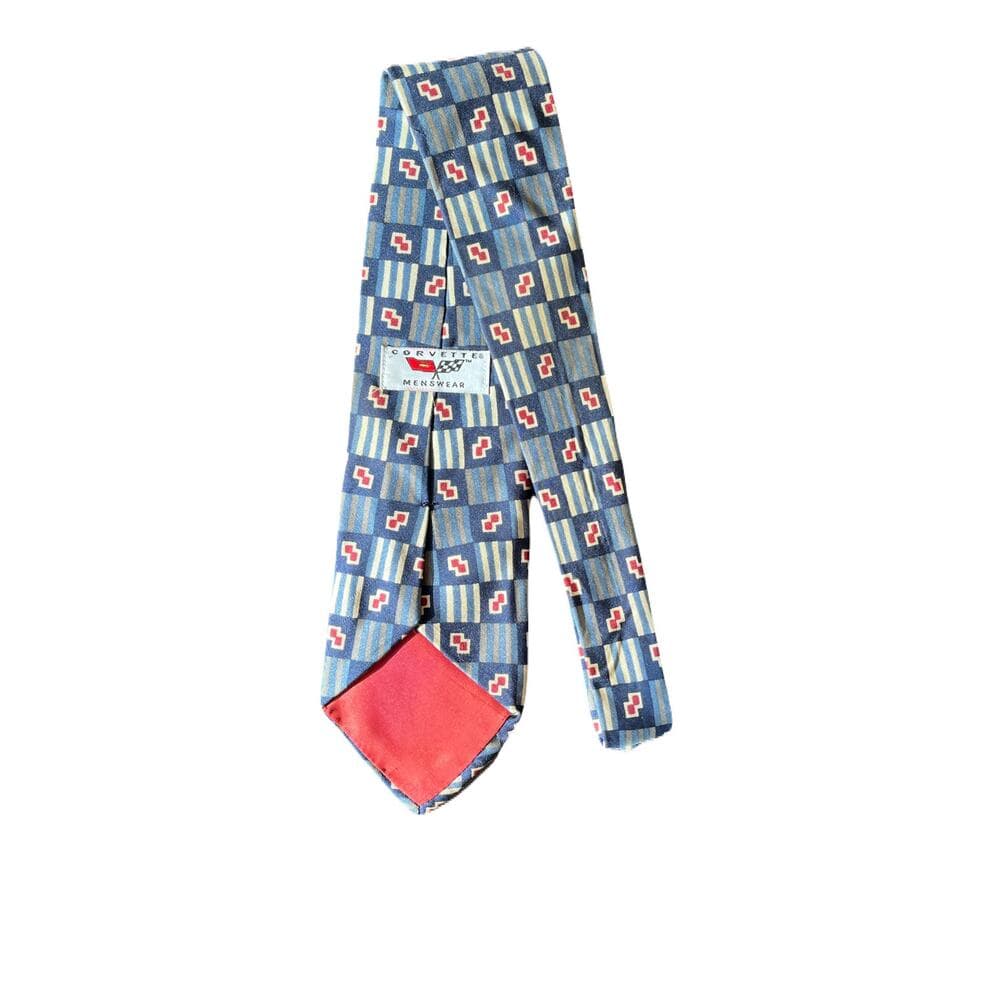 Corvette Men’s Tie Blue & Red
