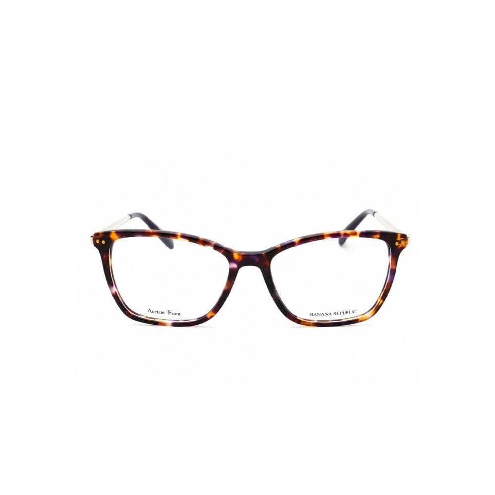 Banana Republic Women's Eyeglasses Brown Violet Havana Full Rim BR 228 0DEX 00