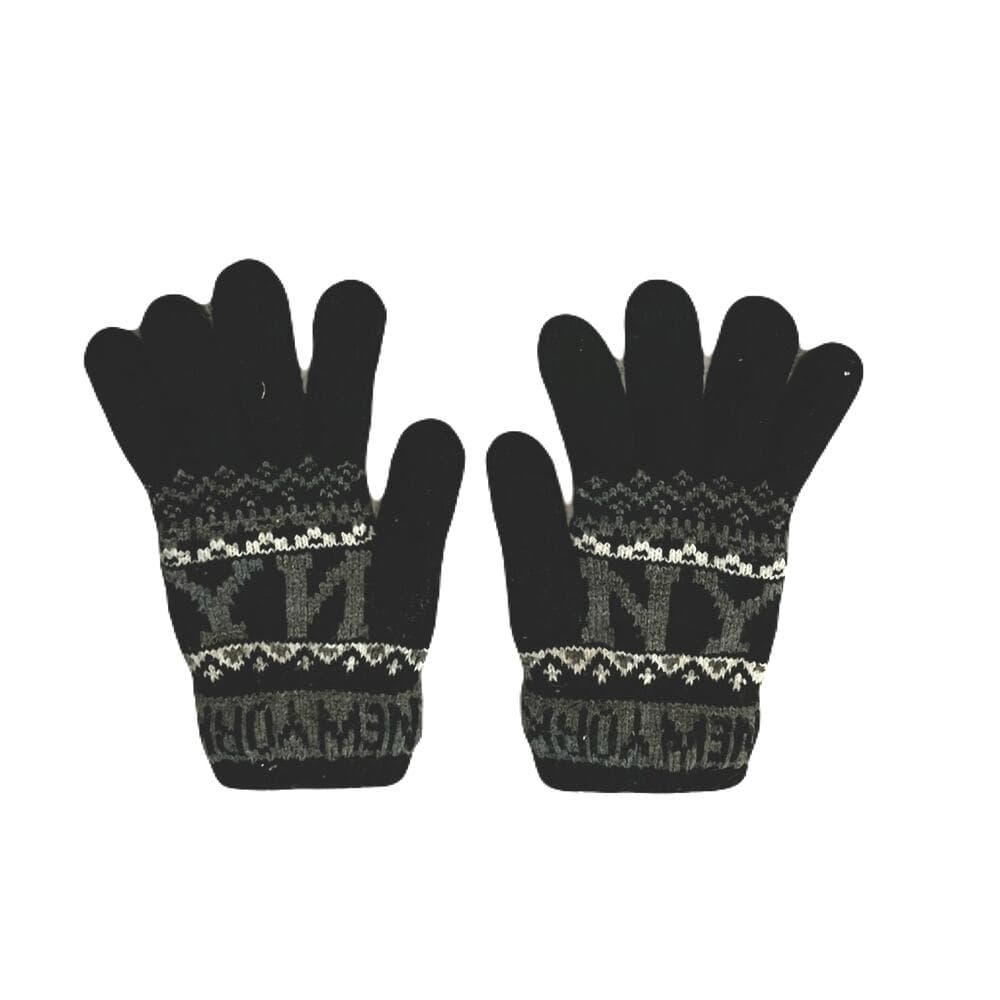 Black & Gray Small Gloves