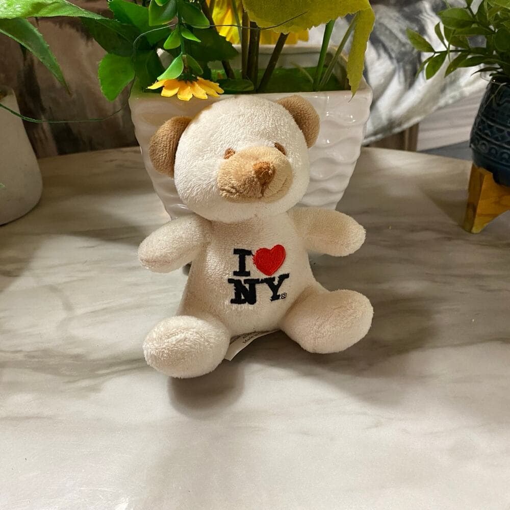 I Love New York Teddy Bear Officially Licensed with Tags 5 Inches