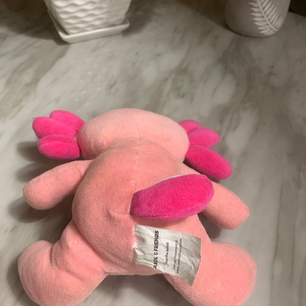 PINK AXOL STUFF ANIMAL