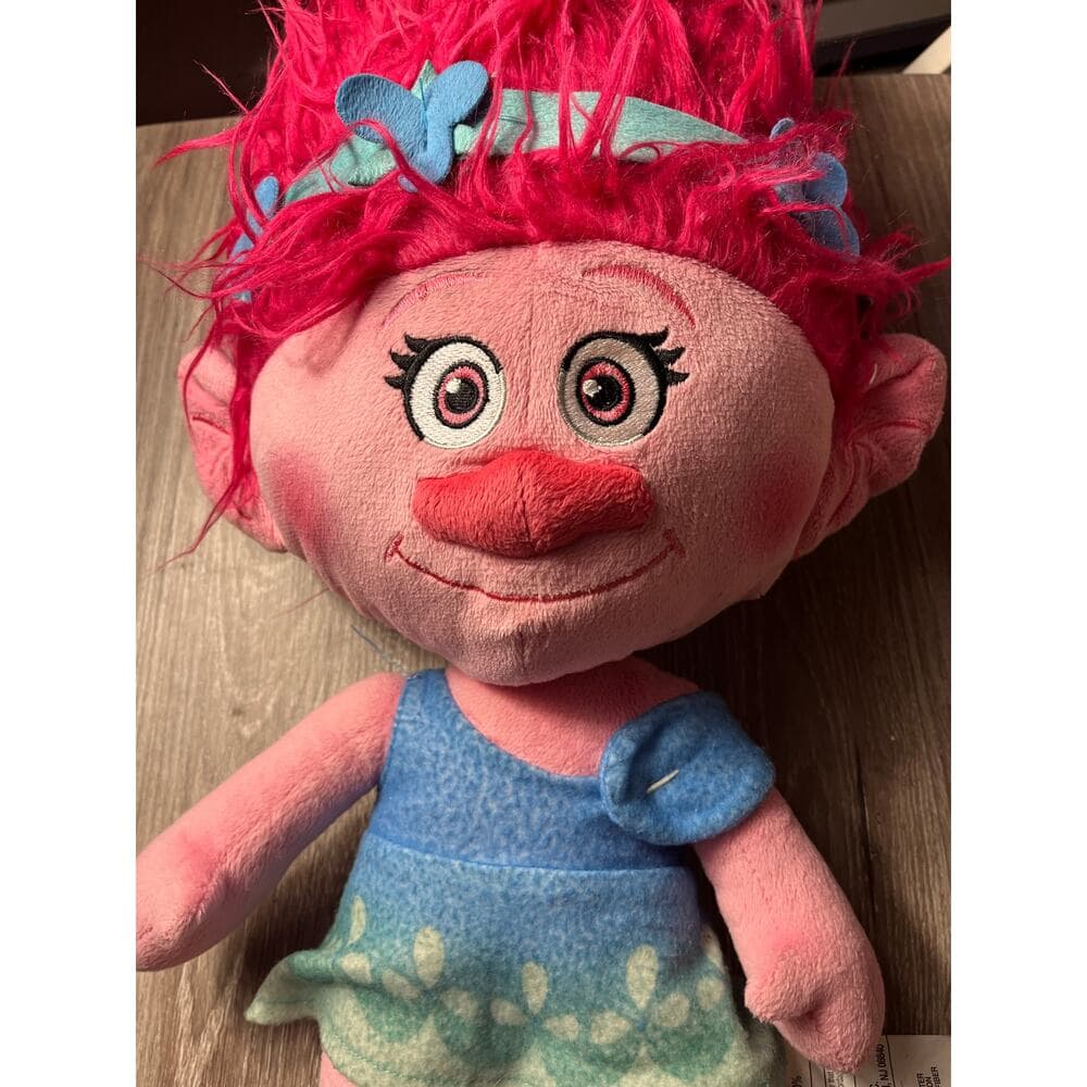 Dreamworks Trolls Poppy 24in Plush Pink Stuffed Animal