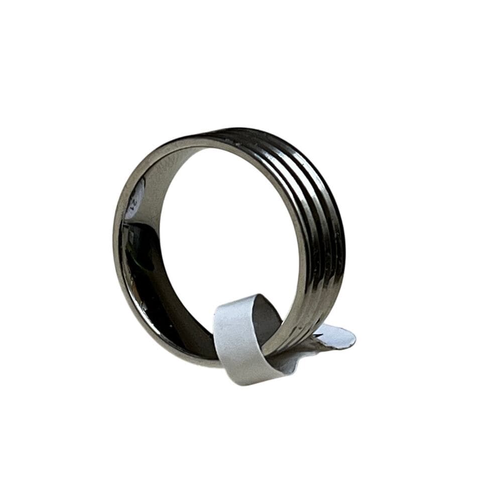 Sliver Stainless Steel Ring Size 21 Brand New