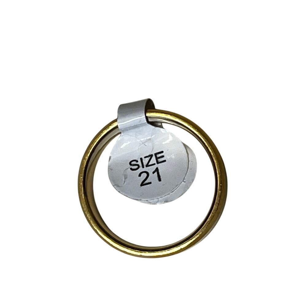 Gold Stainless Steel Brand New Size 21 With The Tag On It