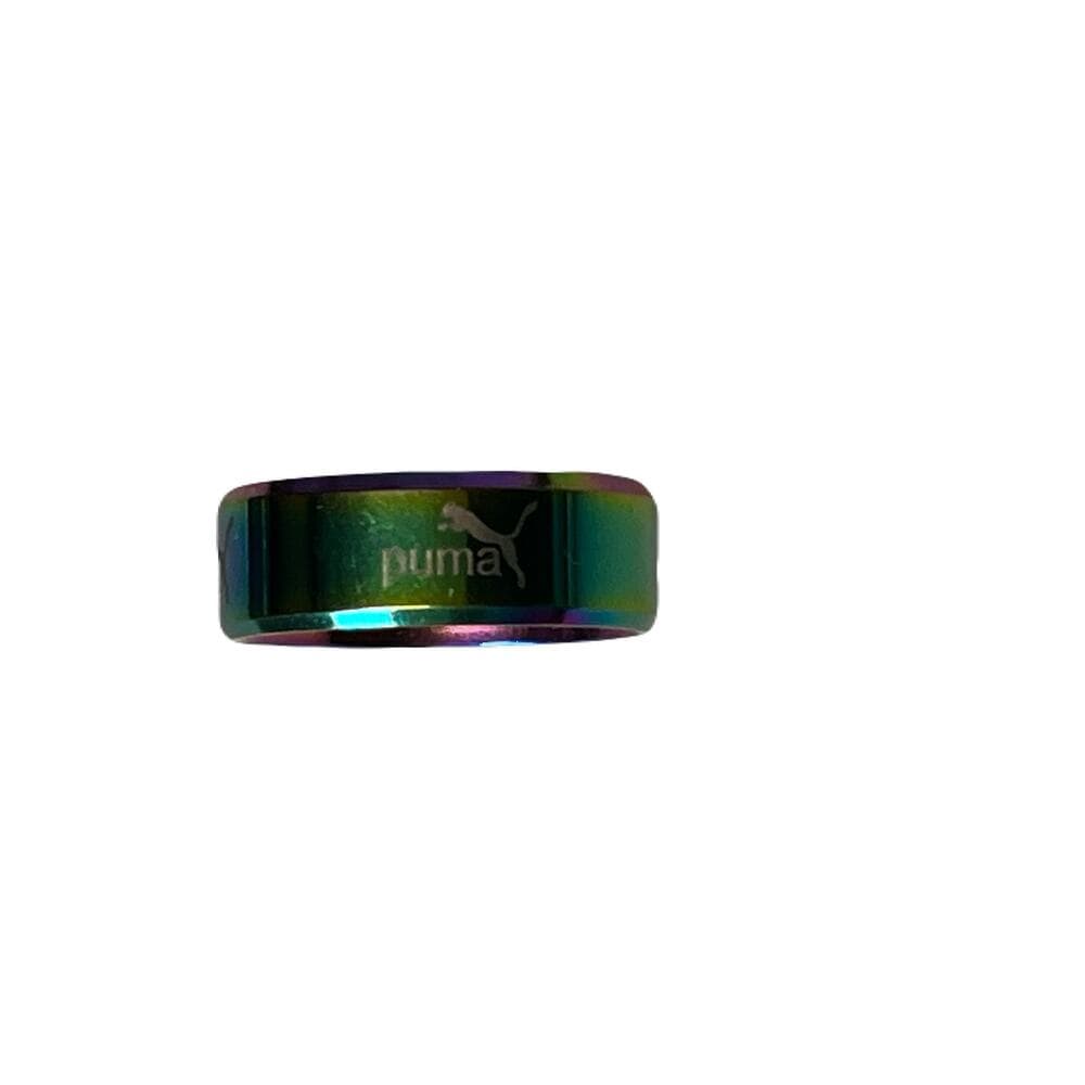 Puma Rainbow Stainless Steel Ring Size 20