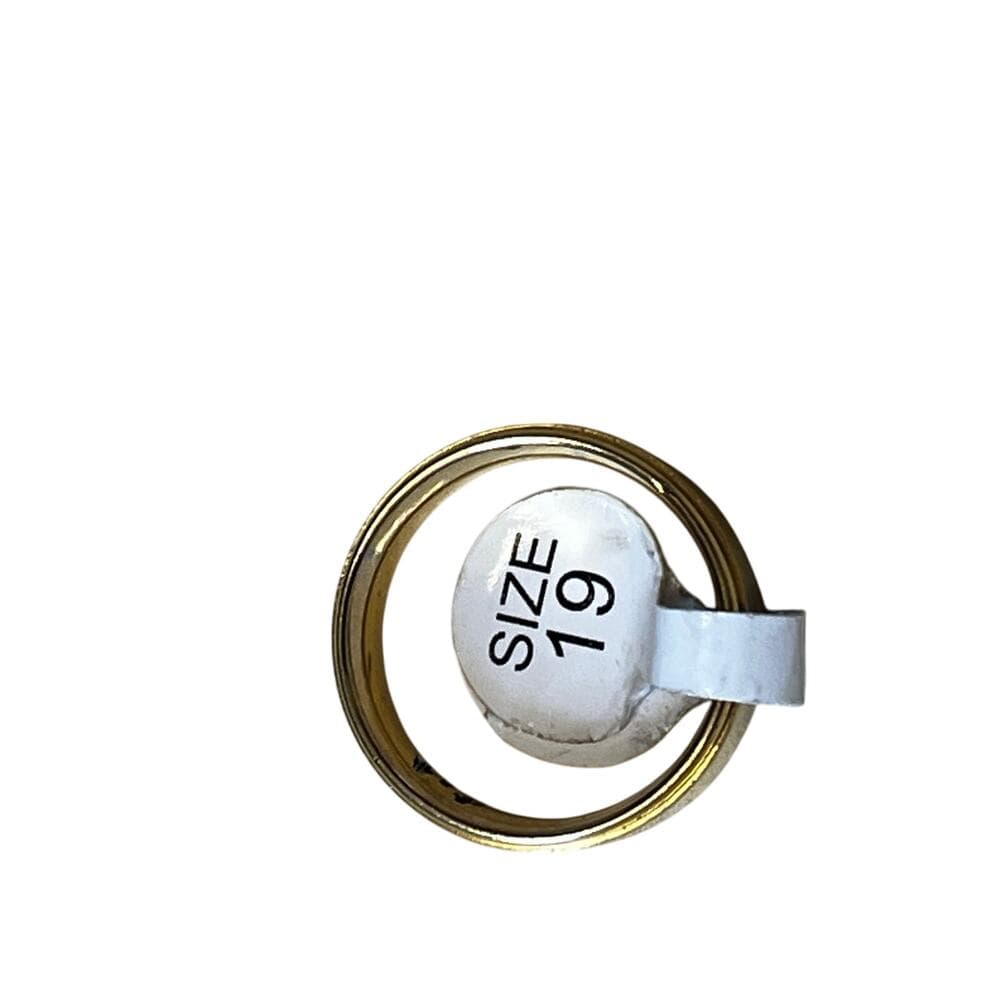 Family Gold Stainless Steel Ring Size 19