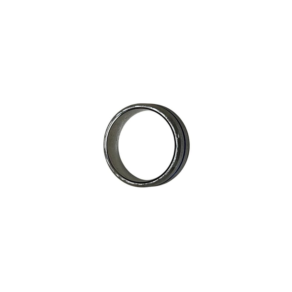 Sliver Stainless Steel Ring With 1 Blue Strip In The Middle Of It Size 19