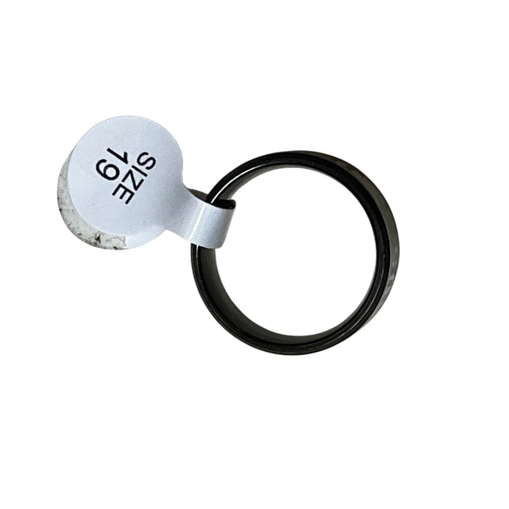 Jesus Black Stainless Men’s Ring Size 19 With Tag On It