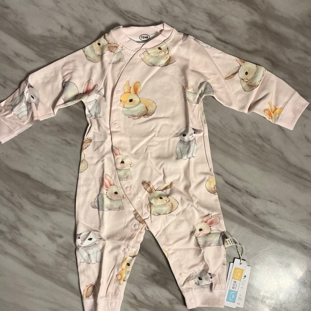 Pink Baby Onesie Size 9-12 Months