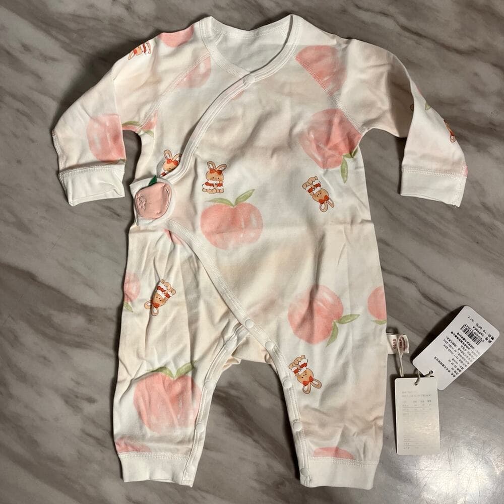 Baby White $ Pink Onesie Size 3-6