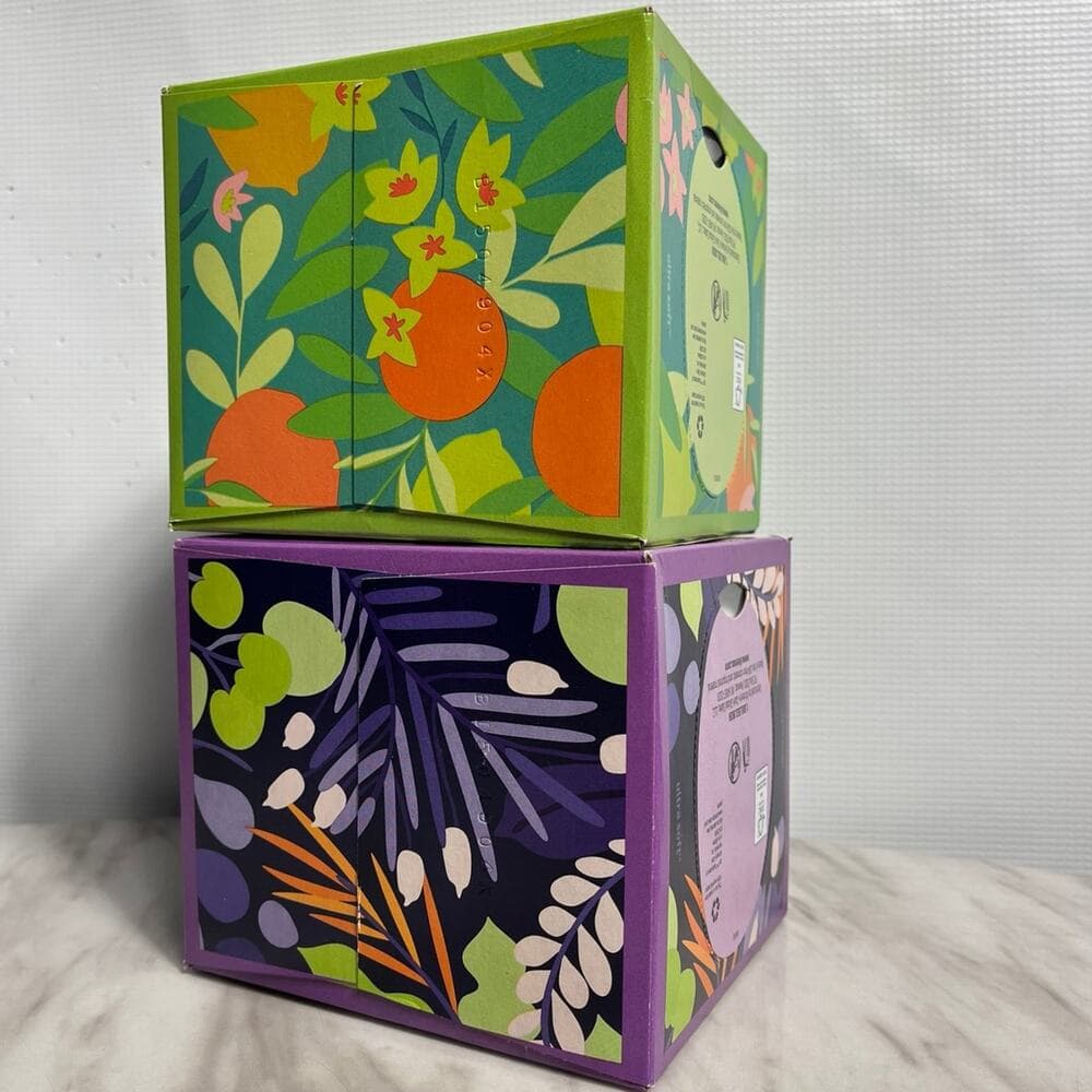 2 Boxes Kleenex Ultra Soft Facial Tissues - Cube Box