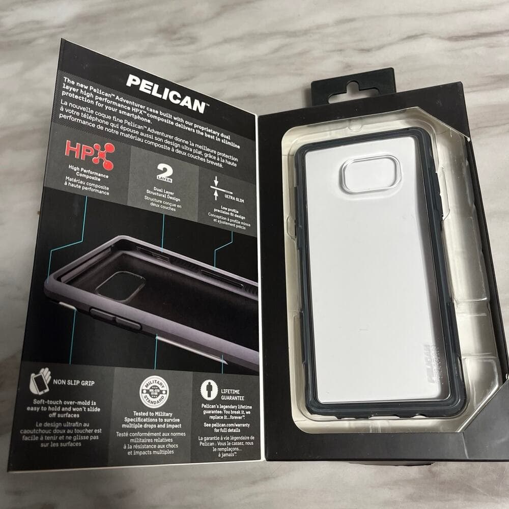 Pelican Samsung Galaxy Note 7 Clear Case Adventurer Series