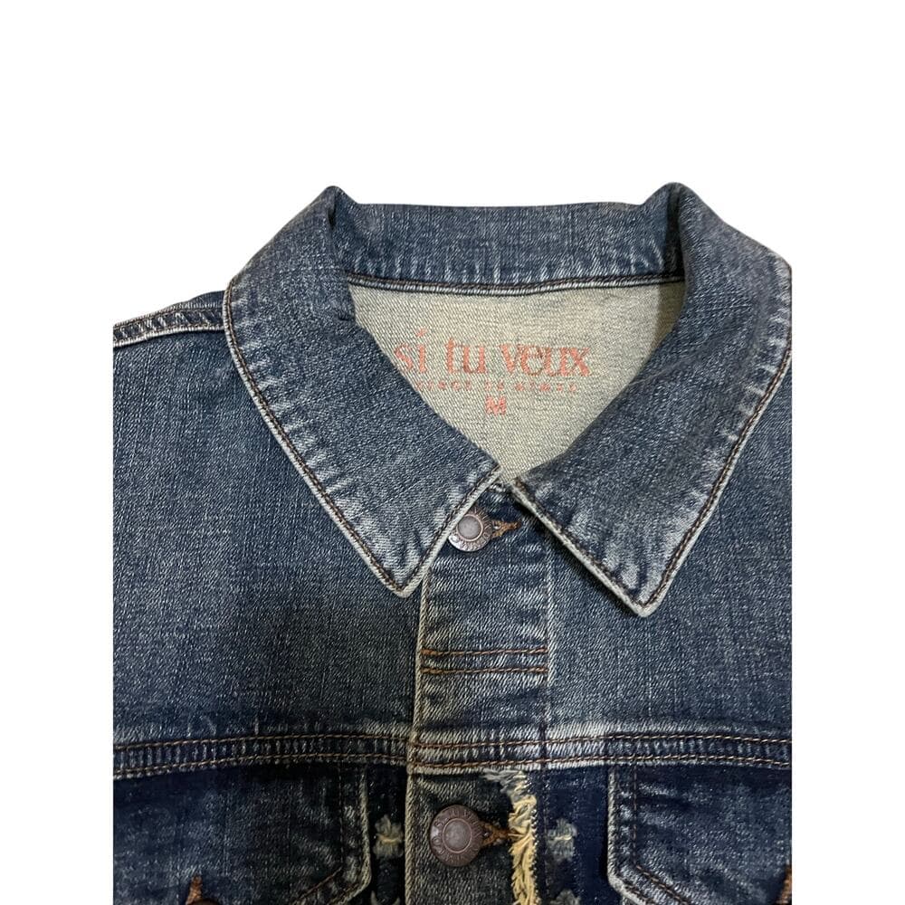 Si tu veux Women’s Jean Jacket size medium