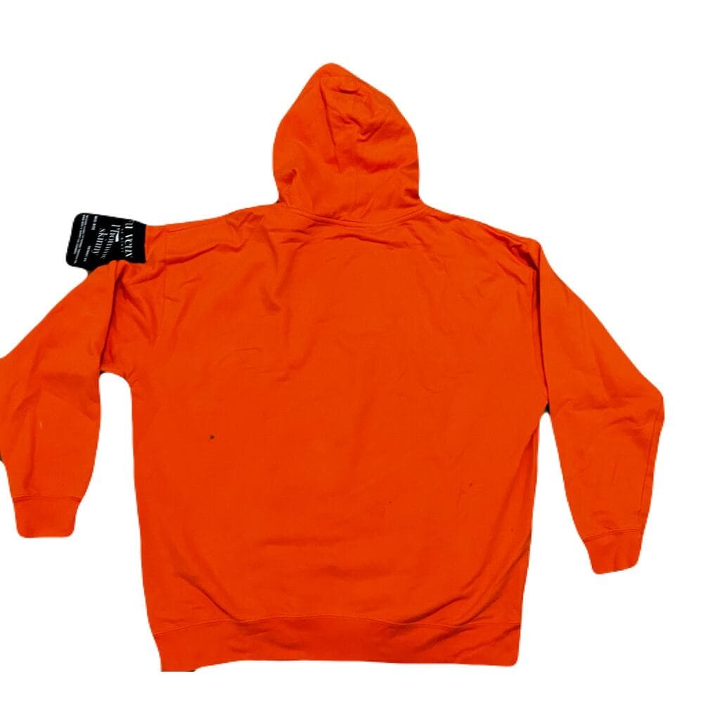 Si Tu Veux Orange Men’s Hoodie Size 2 XL
