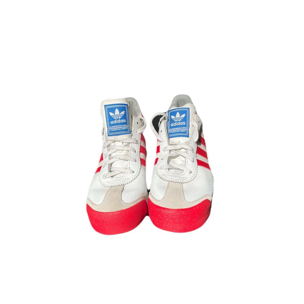 Adidas Samoa 'White Scarlet For Kids Size 4.5