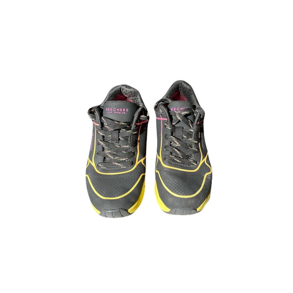 Skechers Unisex-Child Size 1 Street Uno Gen1-Pop of Neon 310543L Rainbow