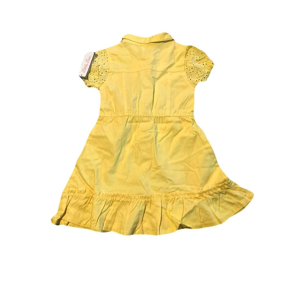 Little Lass Yellow Girls Dress Size 5
