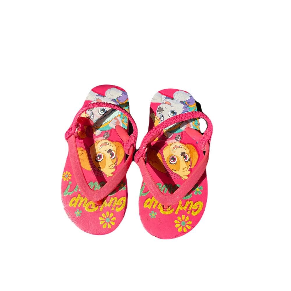 Girl Pup Power Paw patrol kids slippers For Girls Size 9-10