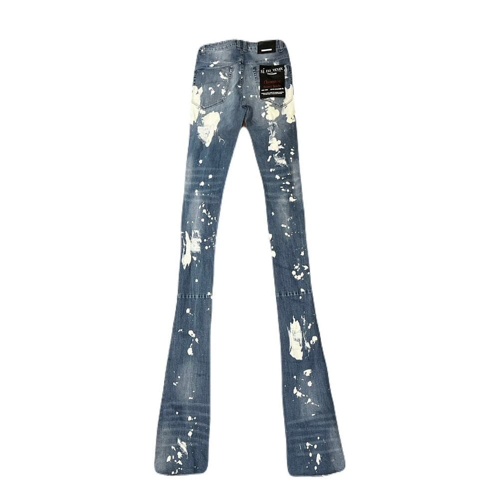 Si Tu Veux Superstack Arthur Jean Indigo Bleach Size 30
