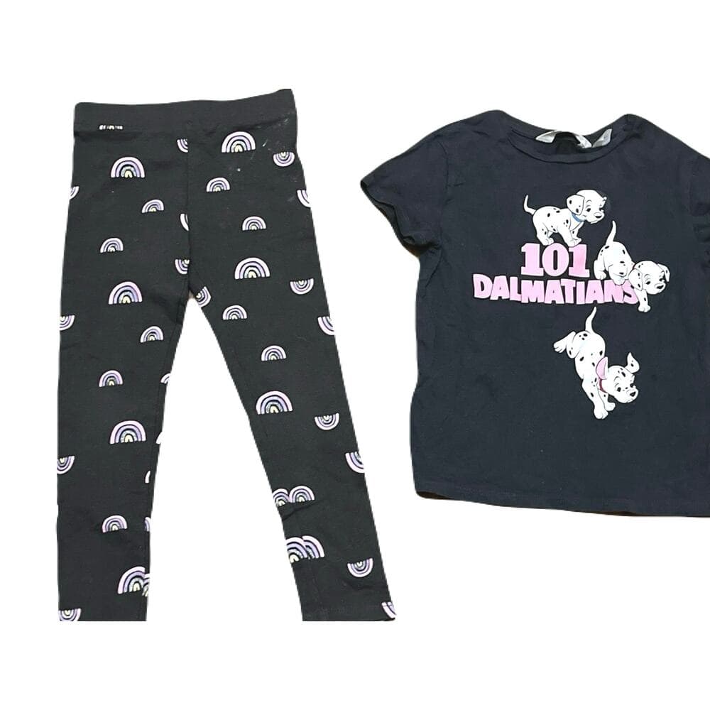 H & M 101 Dalmatians pink & gray kids Outfit