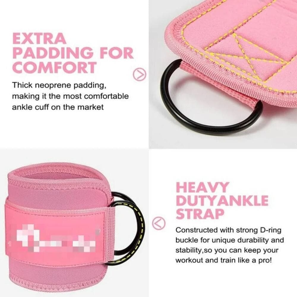 HPYGN Ankle Resistance Bands, Ankle Bands for Working Out with Cuffs