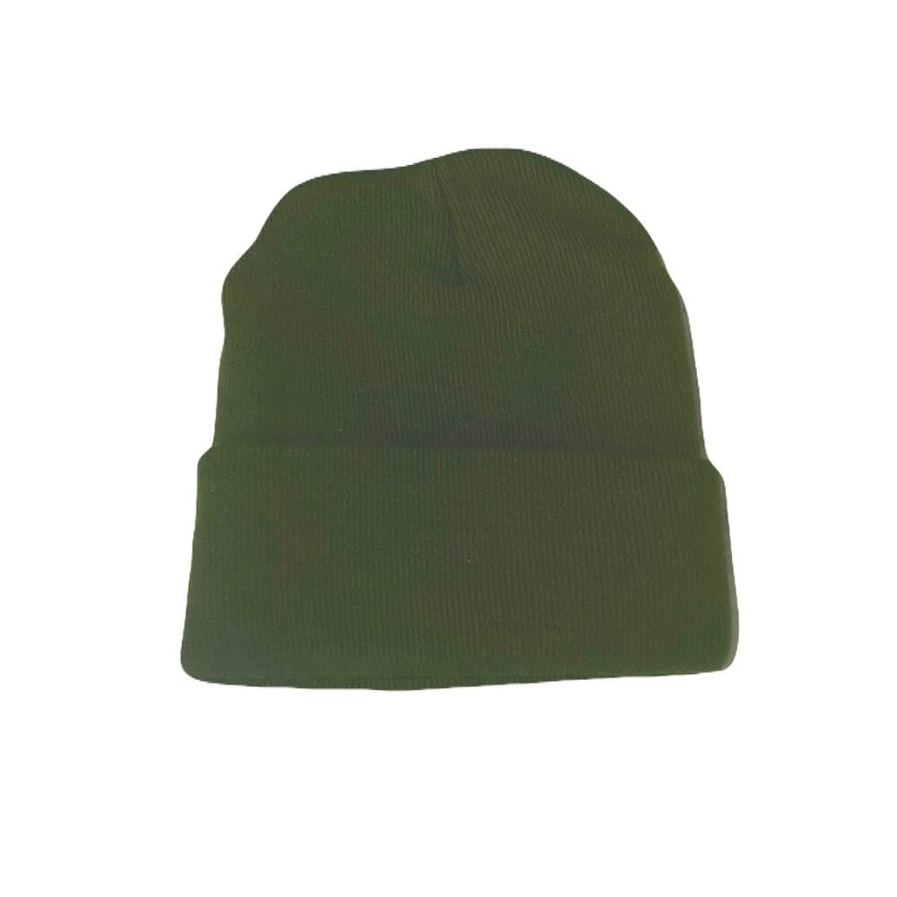 Hustler Olive Green Beanie Hat