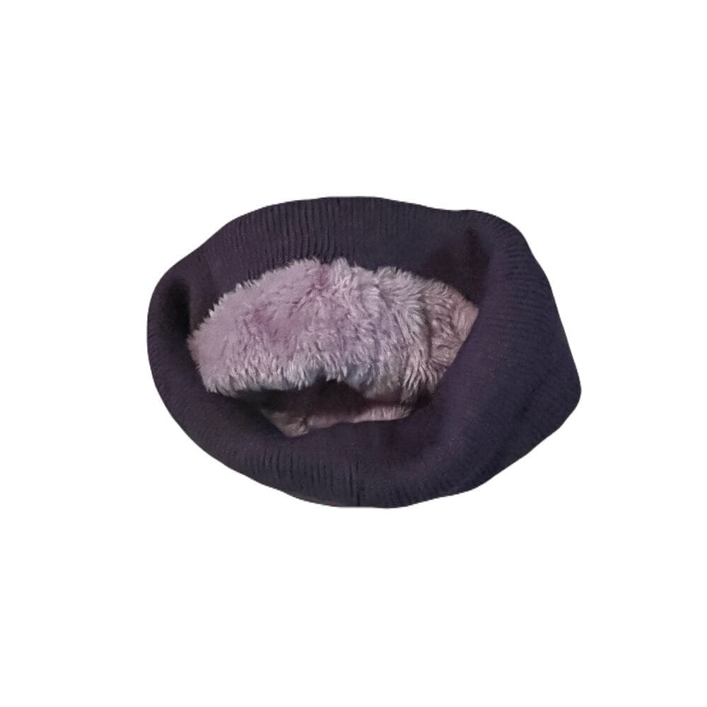 Purple New York Beanie Hat