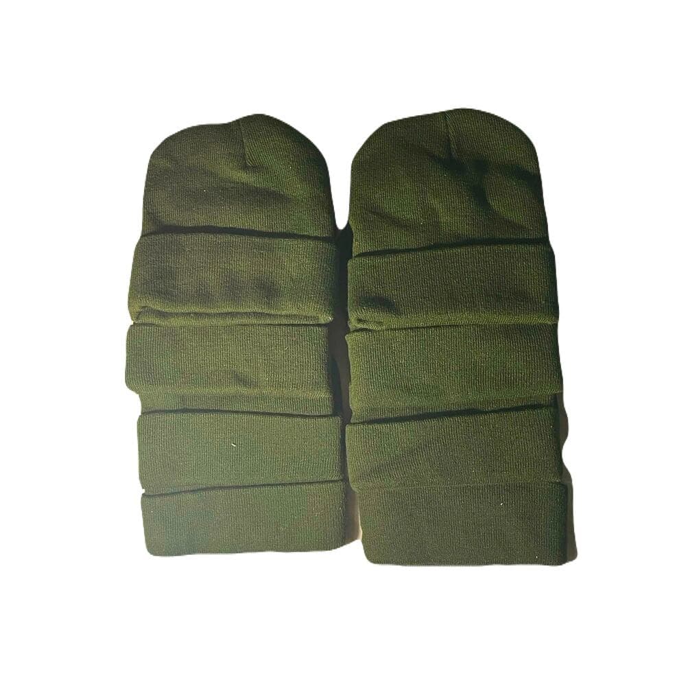  A bundle of eight hustler beanie hat