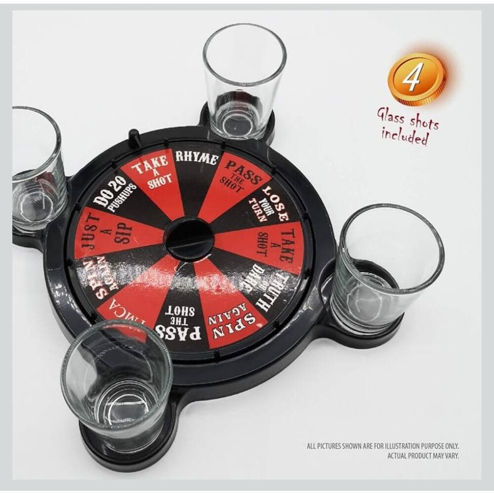 Roulette Shots Drinking Games Set for Adults