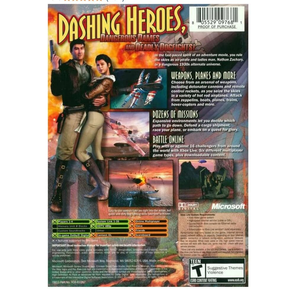 Crimson Skies: High Road to Revenge - Xbox