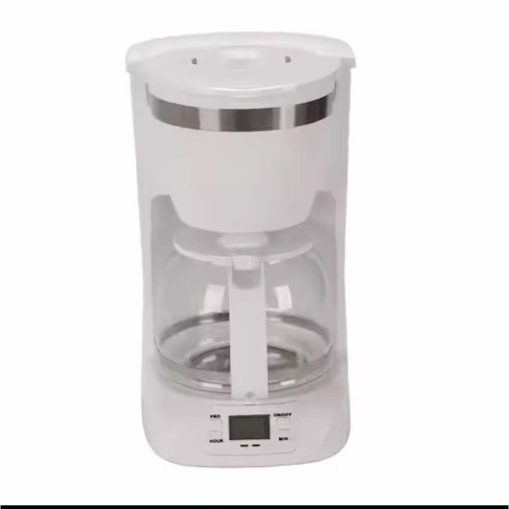 Appliances 12 Cup Digital Coffee Maker New - White