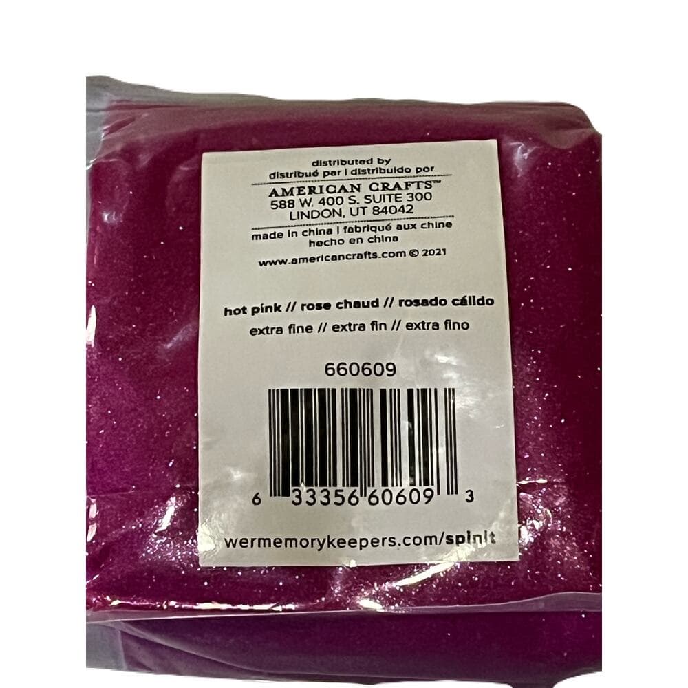 We R Memory Spin It Gltr 10oz Extra Fine Hot Pink
