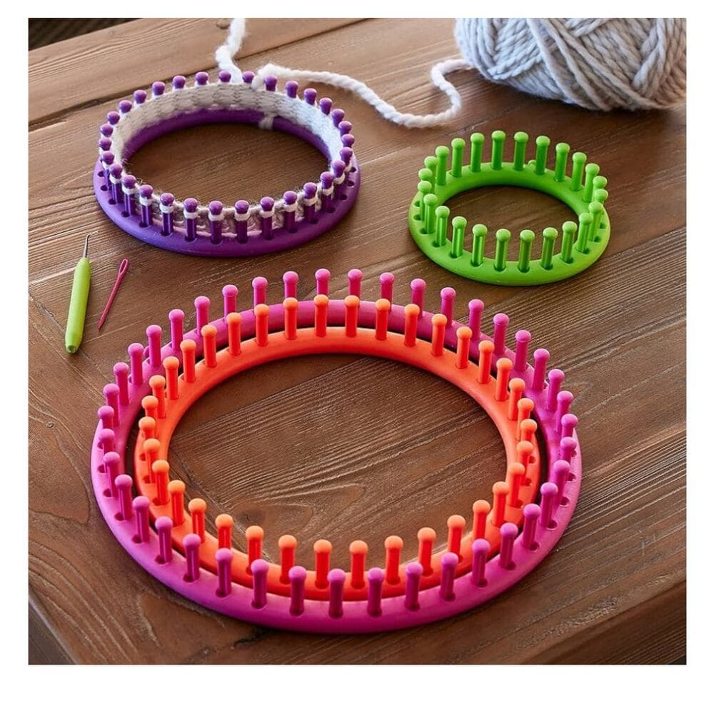 Knit Quick™ Knitting Round Loom Set, by Loops & Threads® (5.5", 7.5",9.5",11.5")