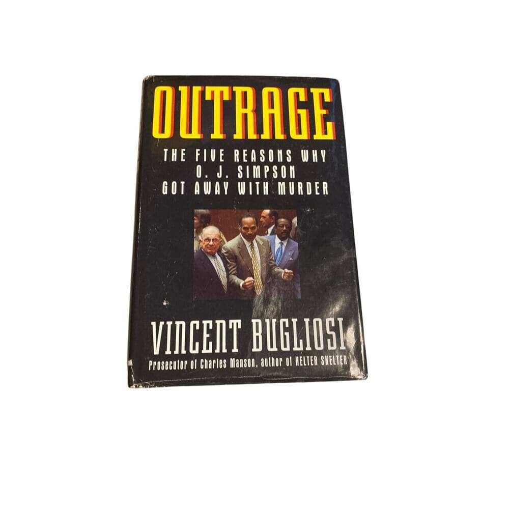 Outrage HardCover Book Author Vincent Bugliosi