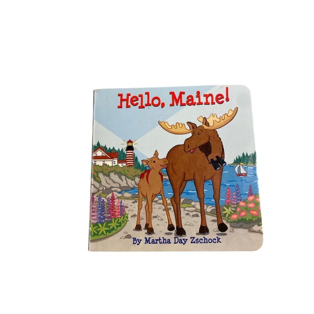 Hello maine Hardcover Book