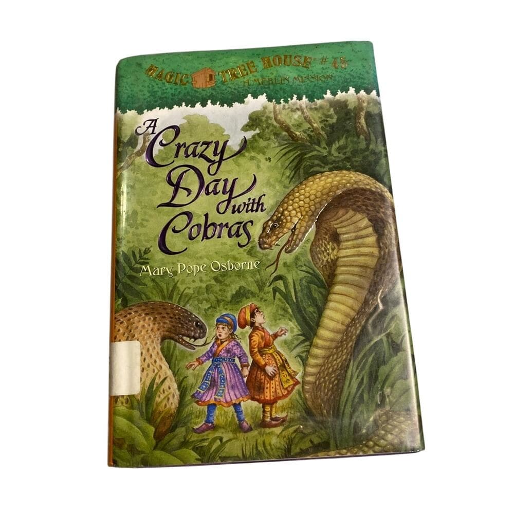Magic Tree House #45 a Crazy Day With Cobras Hardcovver book