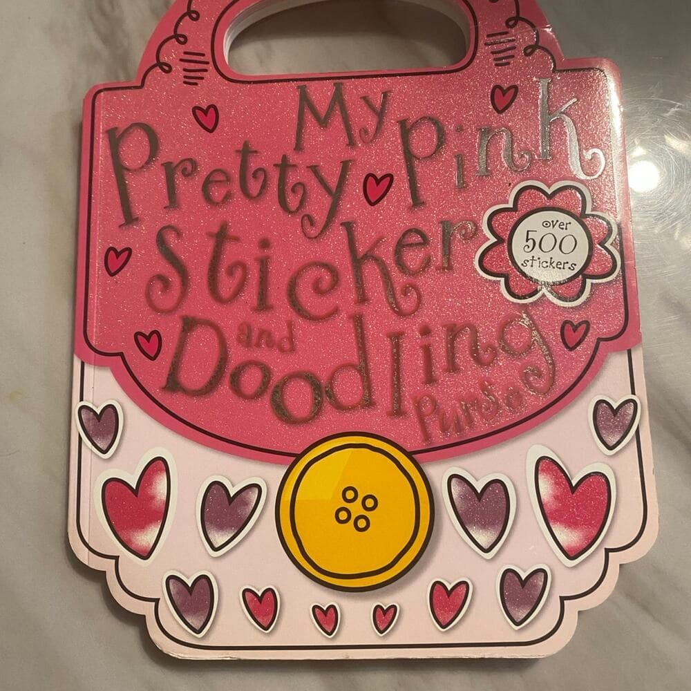 My Pretty Pink Sticker and Doodling book