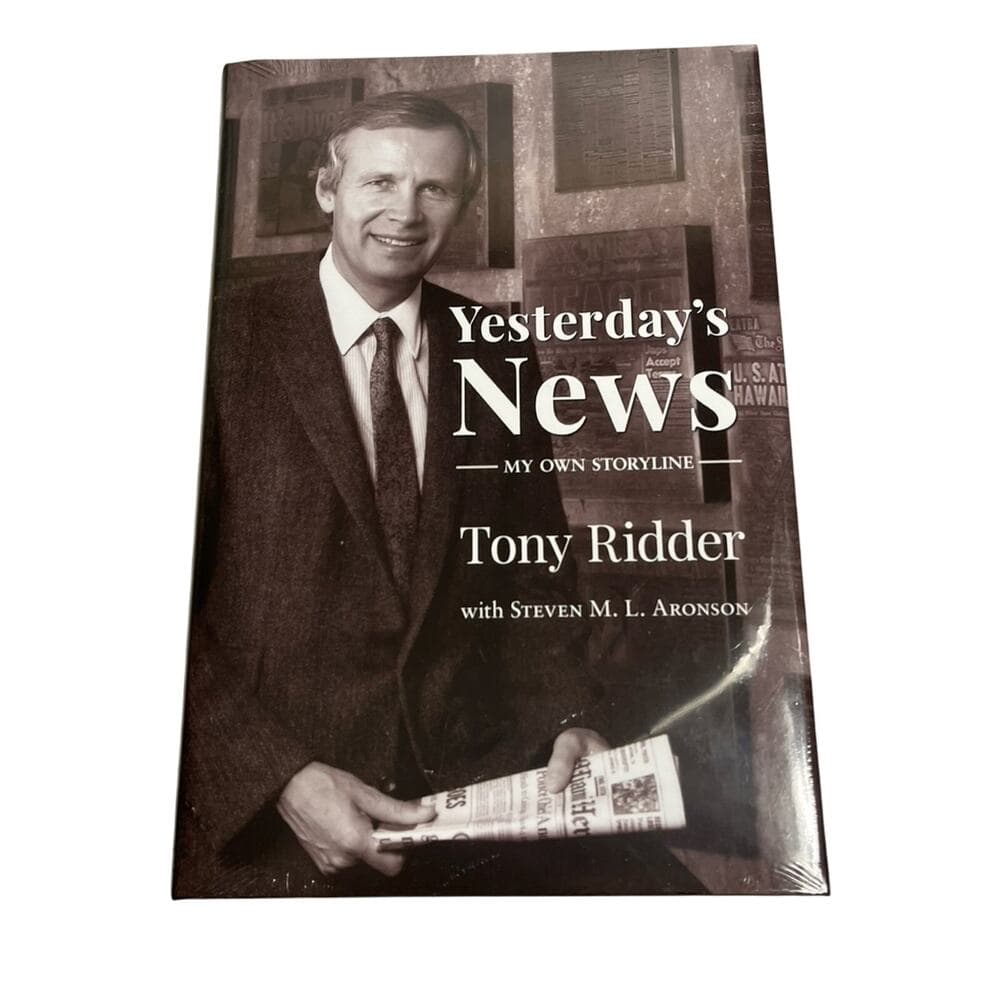 Yesterday’s News My Own Storyline Tony Ridder Book