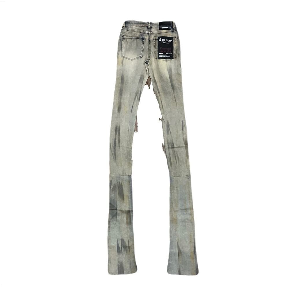 Si Tu Veux Brandon Jean’s Matte Gold Size 28 New